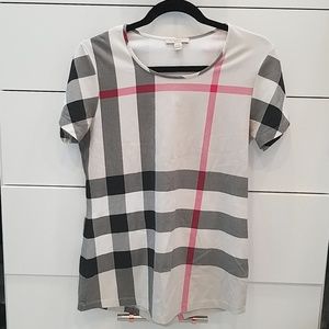 Burberry check T-shirt